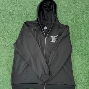 Archangel Fearless Black Zip Hoodie By Launder Brand